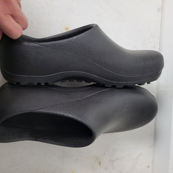 Birkenstock Size 41 Profi-Birki Polyurethane Black Vegan Clogs Black Unisex - Picture 7 of 12
